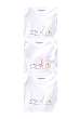 Body i ekologisk bomull, baby, 3-pack