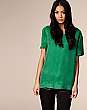Cetria Cupro Crinkle Top