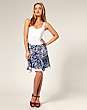 Chilli Pepper Paisley Print Skirt