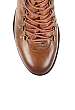 Dark Tan Lace Up Garrett Hiking Boots by Hudson