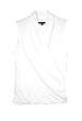 Derona Sleeveless Silk Wrap Top by Theory