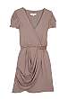 Draped Angel Belt Wrap Dress by Tibi