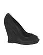 Dune Scattered Plain Peep Wedge Shoe