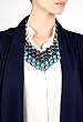 Eudlina Turquoise Crystal Necklace by Dannijo