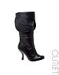 Feud Contrast Sole Knee High Boot