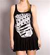Flag Ruffle Tank Dress