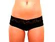Flirty Undies - Love Lace Hipster Black