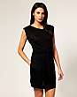 French Connection Daniella Cinch Waist Drape Dress