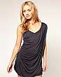 French Connection Jersey Drape Dress