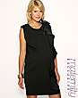 French Connection Maternity Bow Shoulder Shift Dress Exclusive to ASOS