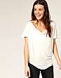 French Connection Oversize Jersey Drape Top