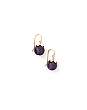 Globe Leaf Earrings Gold