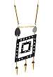 Gold Box Pendant Necklace by Merle O'Grady