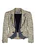 Green Basket Weave Waistcoat Jacket by McQ Alexander McQueen