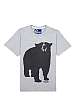 Grey Big Bear Print Tee by Penfield