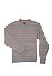 Grey Stripe Loopback Sweat Top by Lyle and Scott