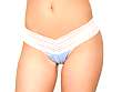 Hanky Panky - Colorplay Low Rise Thong Blue/White