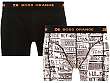 Hugo Boss - 2-pack Orange Flex Boxer Easy Black