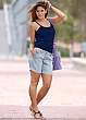 Jeansbermudas, stretch