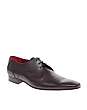 Jeffery West Black Line Square Toe Derby Shoes