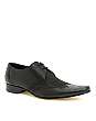 Jeffery West Black Line Wing-Cap Derby Shoes