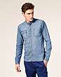 Junk De Luxe Will Chambray Denim Shirt