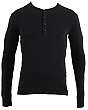 Levis Long Sleeve Rib Henley Black/Black