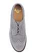 Light Grey Suede 3989 Brogue Shoes by Dr Martens