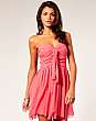 Lipsy Dress In Twisted Pleated Chiffon