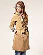 Maison Scotch Belted Military Trench Coat
