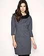 Mango Disc Detail Ponti Shift Dress