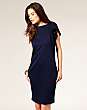 Mango Fold Sleeve Shift Dress