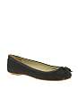 Mango Raffia Bow Ballerina Flats