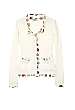 Merino Jewelled Print Trim Cardigan by Moschino Cheap & Chic