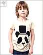 Mini Rodini Organic Panda Hat Tee