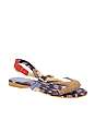 Miss L Fire Ship Ahoy Anchor Flat Sandals