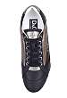 Navy and Silver Leather Football Trainers by D&G