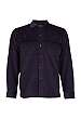 Navy Cord Storm Flap Shirt by B-Store