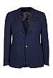 Navy Cotton Basket Tweed Blazer by Joseph