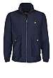 Navy Cotton Nylon Hooded Jacket by Lyle and Scott