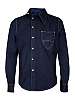 Navy Denim Assymetrical Ossie Clark Shirt by Vivienne Westwo