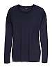 Navy Long Sleeve Raglan Oversized Top by ALLMYLOVE