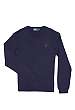 Navy Pima Cotton V Knit by Polo Ralph Lauren