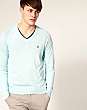 Original Penguin V Neck Pima Cotton Knit Jumper