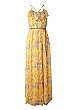 Paisley Ruffle Maxi Dress by Tibi