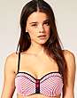 Panache Lucille Stripe Bandeau Bikini Top