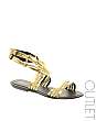 Park Lane Multi Metallic Flat Sandals