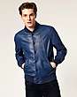 Paul Smith Jeans Baseball Leather Jacket