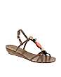 Pied A Terre Joy Trim Detail Tbar Flat Sandal
