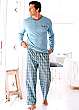 Pyjamas med vävd byxa